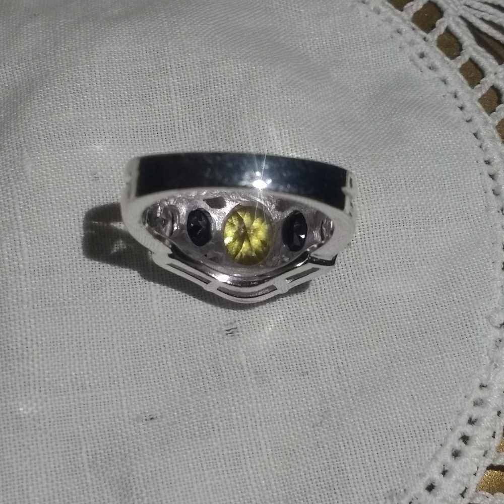 Gorgeous Large Gemstone Ring, 925 - image 5